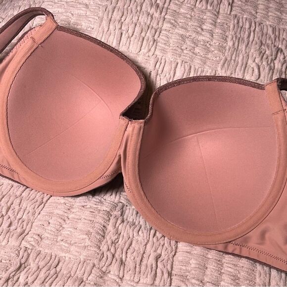 Soma Stunning Support Geo Lace Full Coverage Bra 🌺 Underwire 🌺 Mauve 🌺 32F (D - Picture 5 of 6